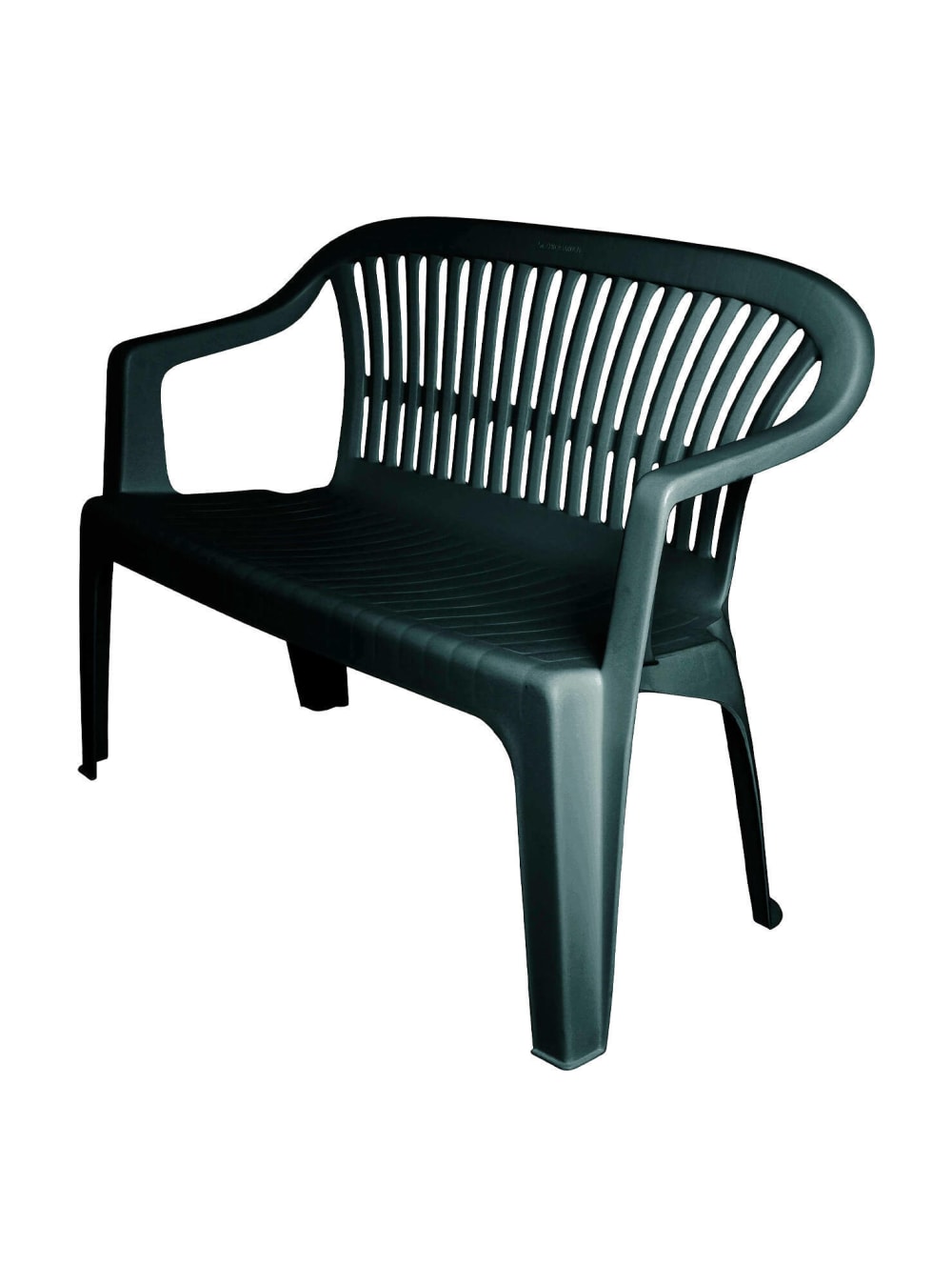 Banc d'extérieur vert 55x114 cm