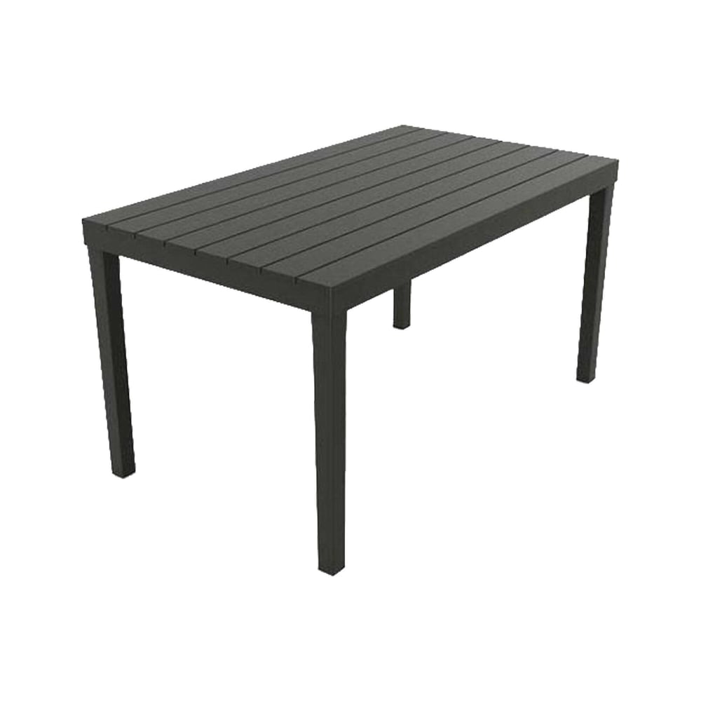 Table d'extérieur anthracite 138x138 cm