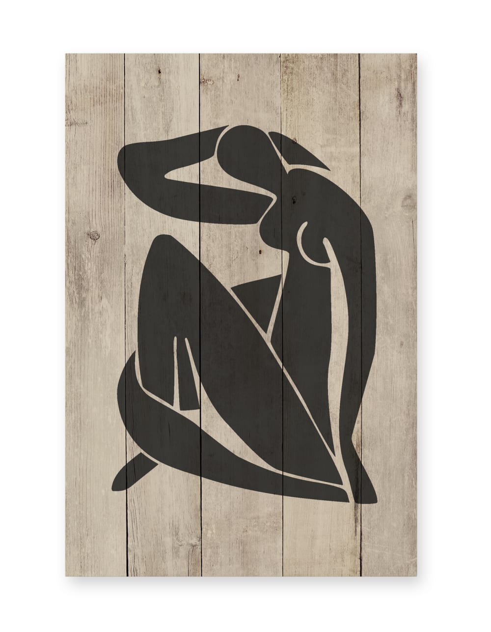Surdic Panneau décoratif en bois 60x40 Matisse Multicolore