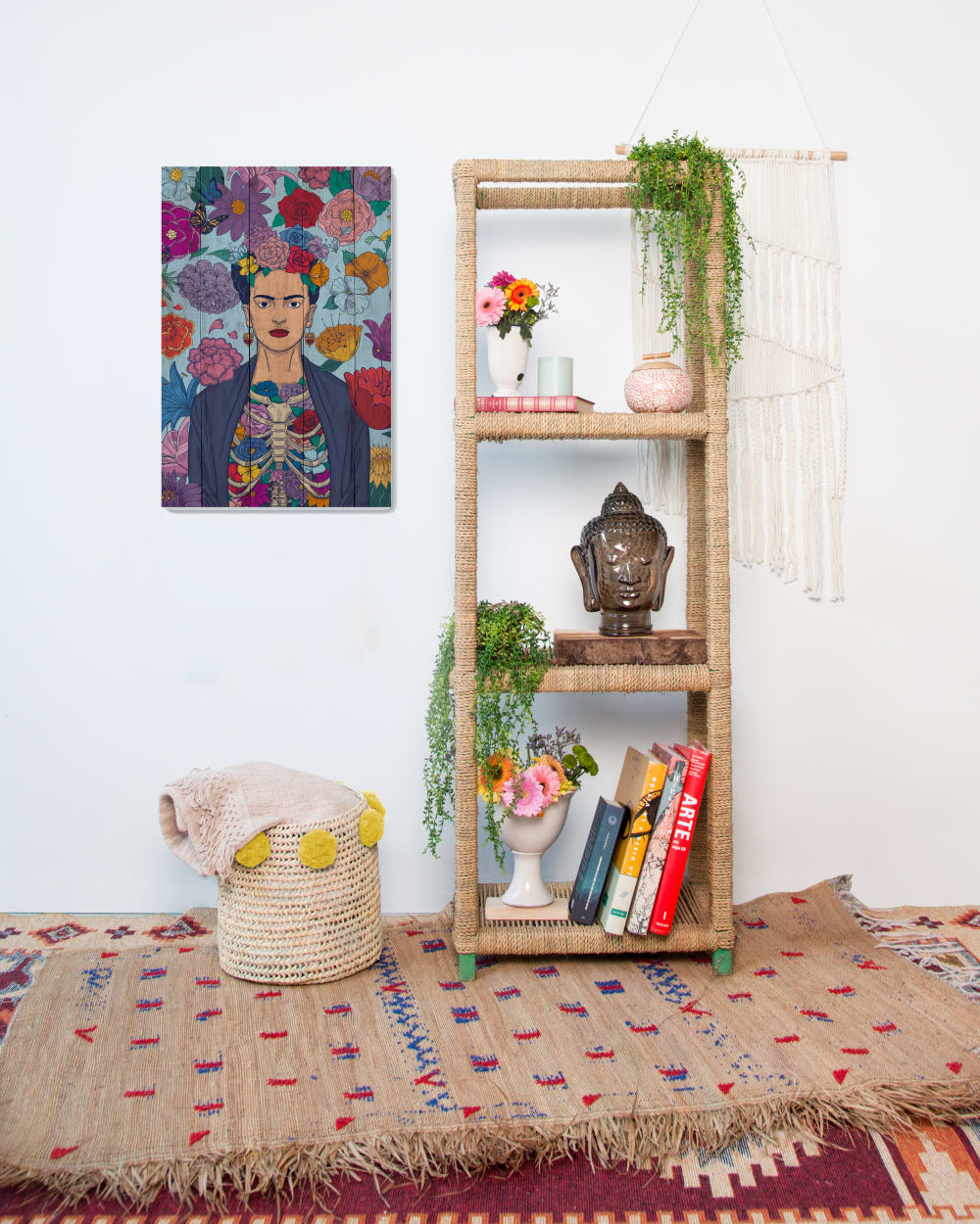 Panneau décoratif en bois 60x40 Vibrations mexicaines - Maisons du Monde