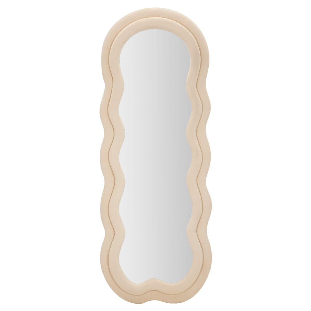 miroir mural en velours