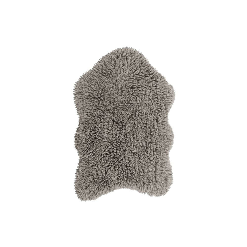 Lorena Canals Wollteppich Woolly - Schafgrau 75x110 cm - Wolle
