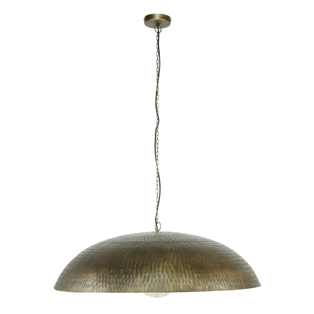Suspension de table en métal vieilli martelé d90cm - Maisons du Monde