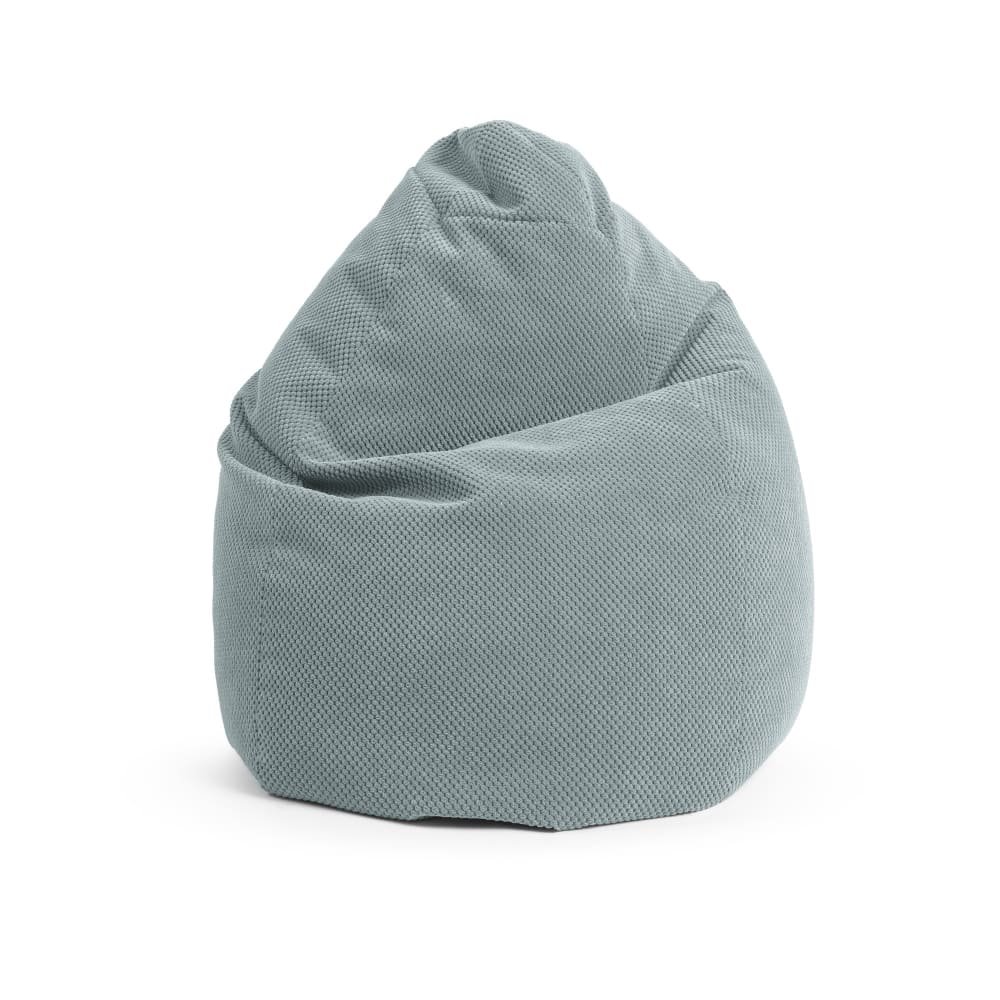 Sitting Point Pouf poire xl d'intérieur velours sauge 70x110 cm style contemporain Vert Certifié Oeko-Tex Pes - Polyester