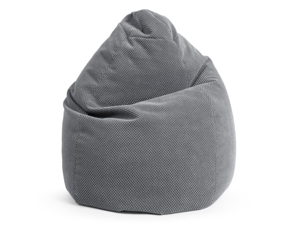 Pouf poire xl d'intérieur - anthracite