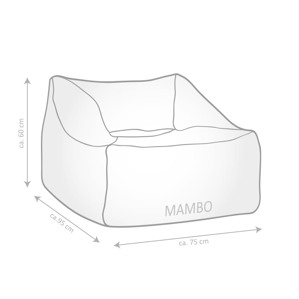 Pouf d'intérieur avec dossier en velours rose 95x75x60 cm - Maisons du Monde