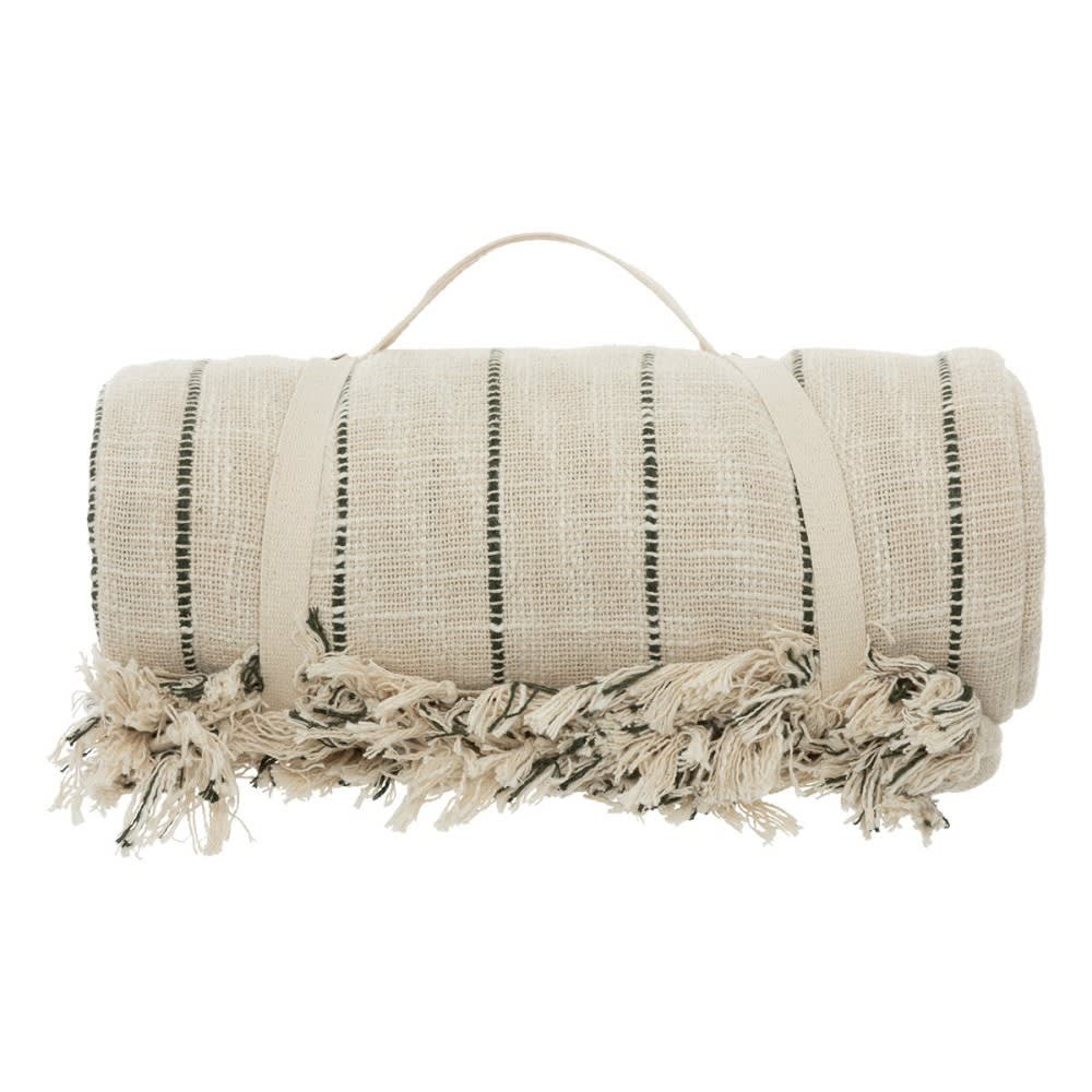 Couvre lit [ ]coton[ ]beige[ ]240x260 - Maisons du Monde
