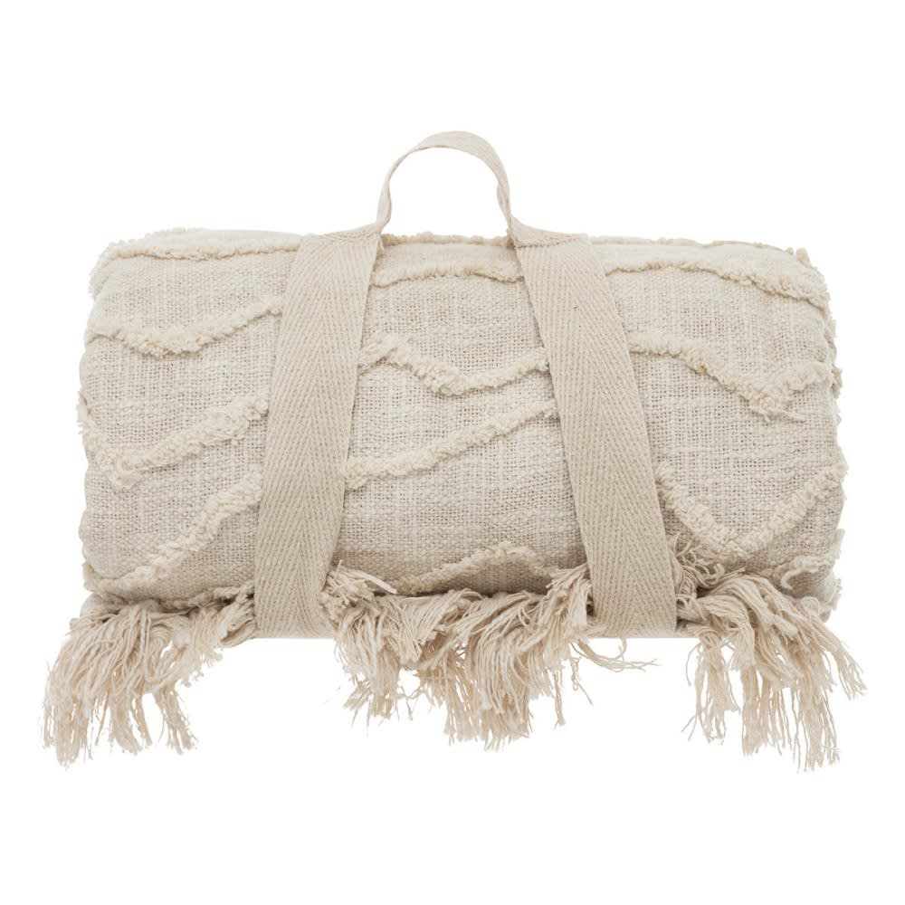 Couvre lit [ ]coton[ ]beige[ ]240x260 - Maisons du Monde