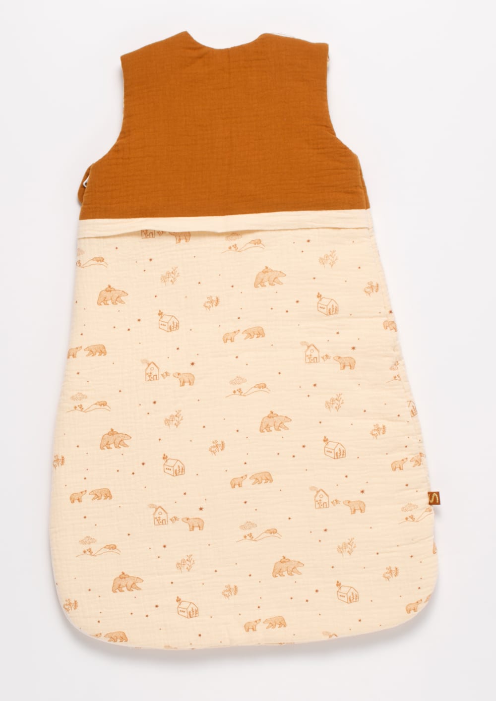 Gigoteuse ouatinée en coton Orsino ours TOG 2,5 (0-6 mois) (Sauthon) - Image 1