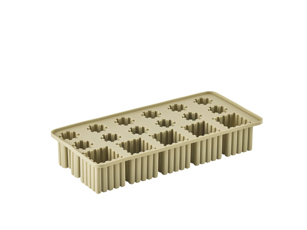 Zone Denmark Bac à glaçons en silicone vert poireau - Silicone Poly Organo Siloxane
