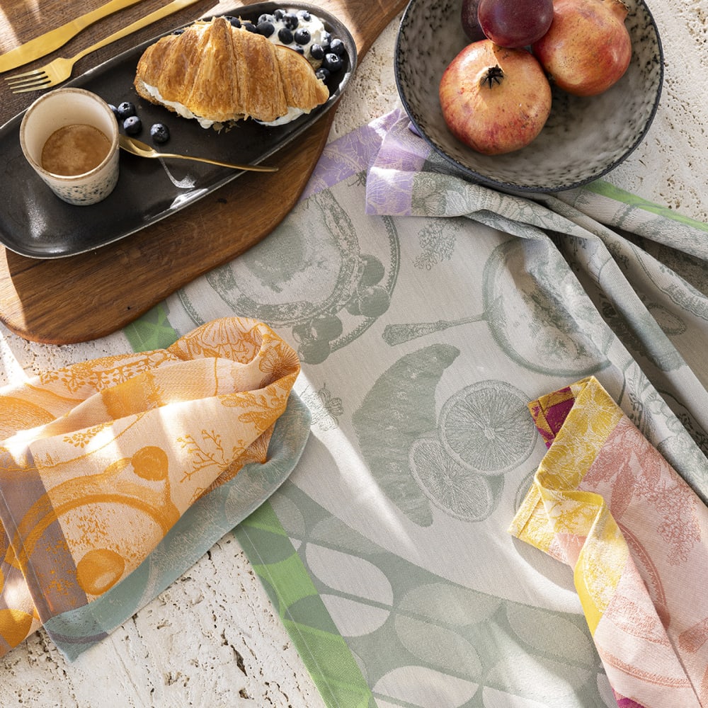 Torchon en coton kiwi 60 x 80 - Maisons du Monde