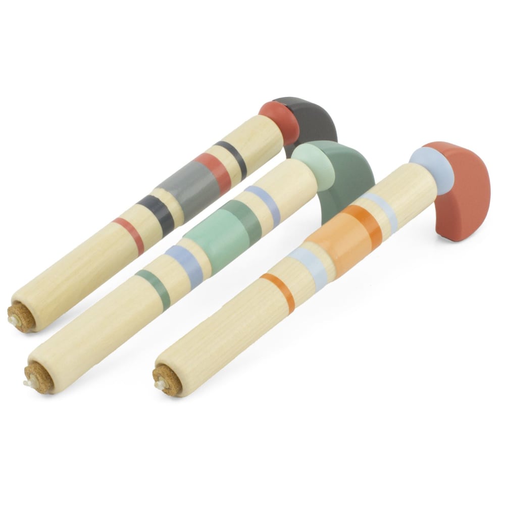 Ulysse Pistolet à bouchon pop en bois beige 21x1x6 cm Beige Bois - 21x6x1cm