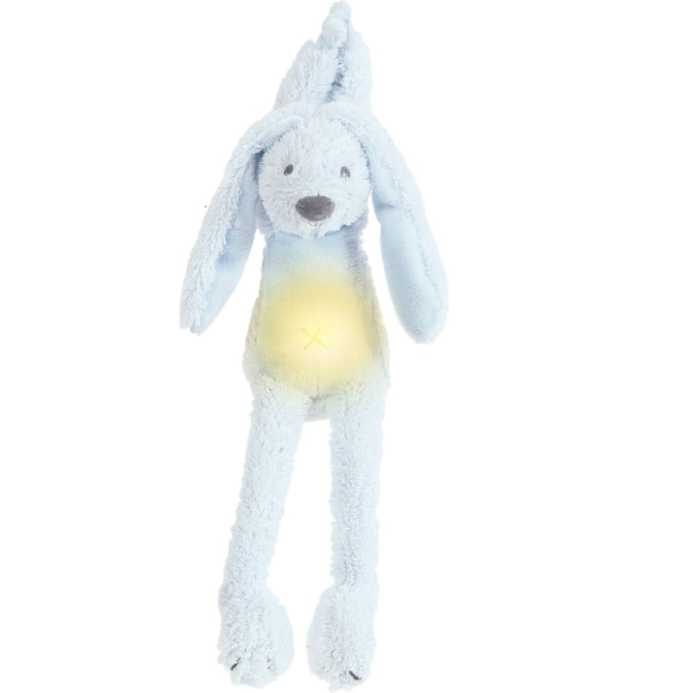 Happy Horse Veilleuse lapin en polyester recyclé bleu 34 cm Bleu Pes - Polyester - 34x9x12cm