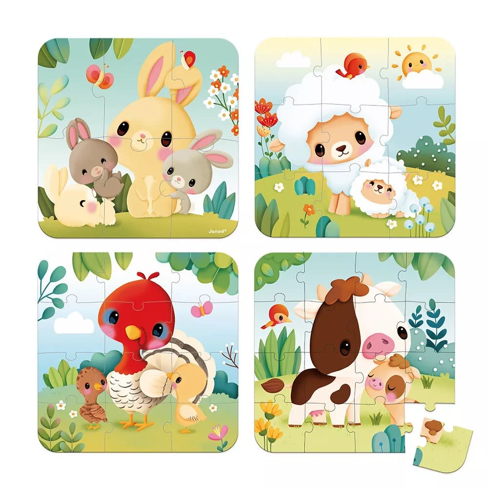 Skalierbare Rätsel mit Nutztieren - Maisons Du Monde