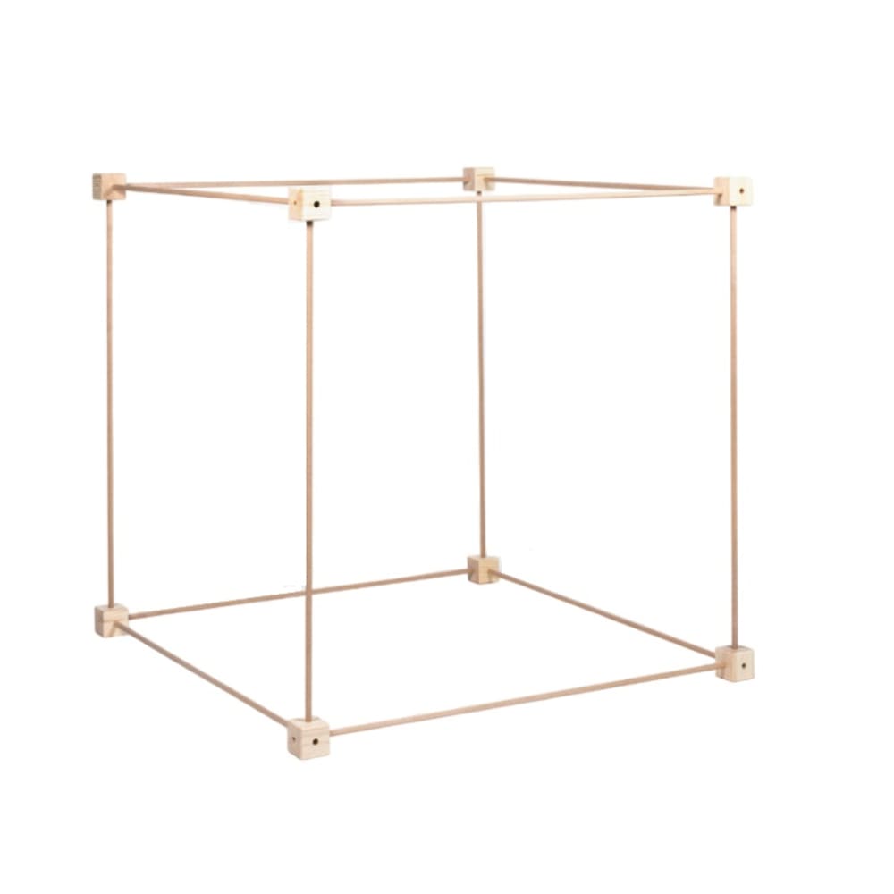 Mètre cube en bois massif