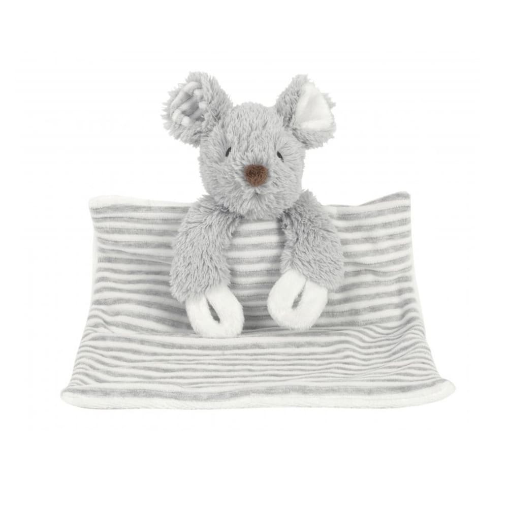 Happy Horse Doudou souris pliable en polyester gris 16 cm Gris Pes - Polyester - 16x12x16cm