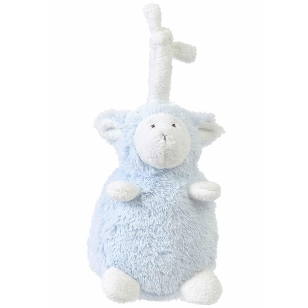 Happy Horse Peluche musicale mouton en polyester bleu 17x10x12 cm Bleu Pes - Polyester - 17x12x10cm