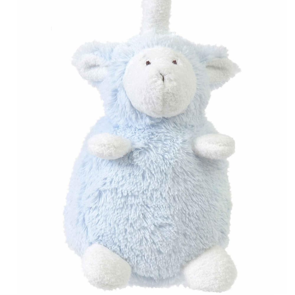 Peluche musicale mouton en polyester bleu 17x10x12 cm - Maisons du Monde