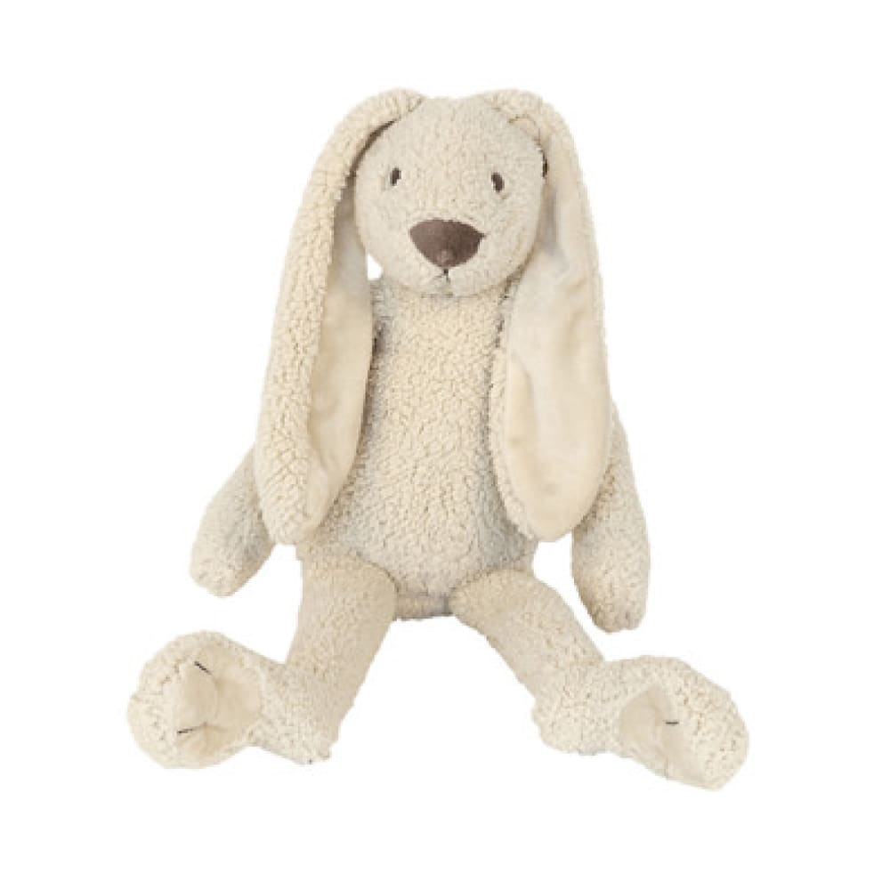Peluche lapin en polyester recyclé beige 28 cm - Maisons du Monde