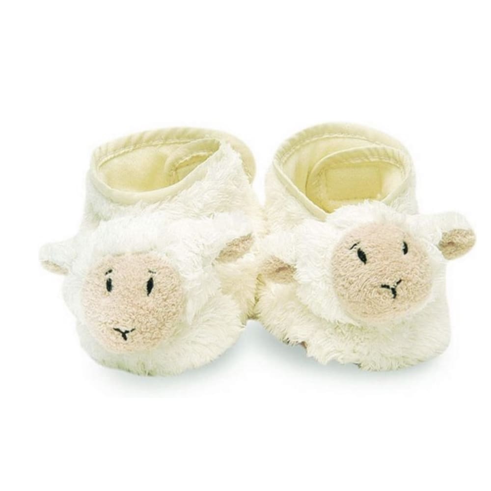 Happy Horse Chaussons mouton en polyester beige 6-12 mois Beige Tissu - 11x7x6cm