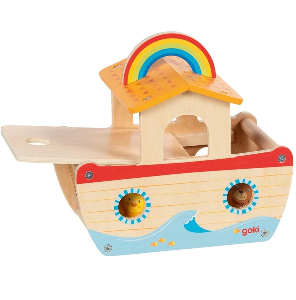Ma petite arche de noé en bois multicolore 22x13,2x20,5 cm - Maisons du Monde