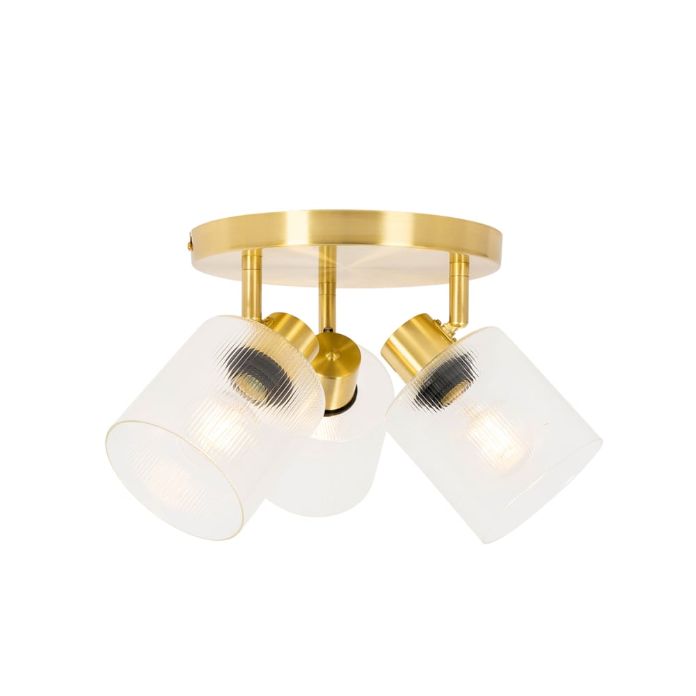 Spot plafond en verre doré — vue 3