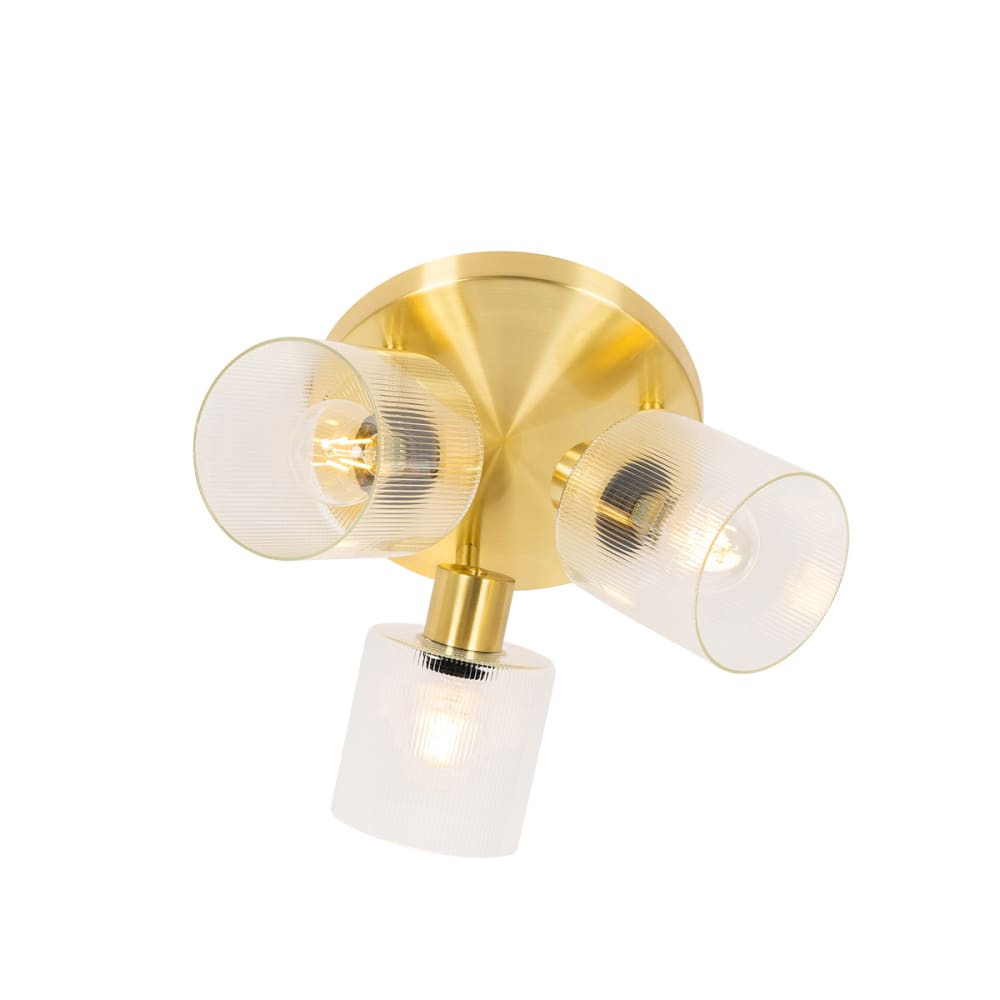 Spot plafond en verre doré — vue 4