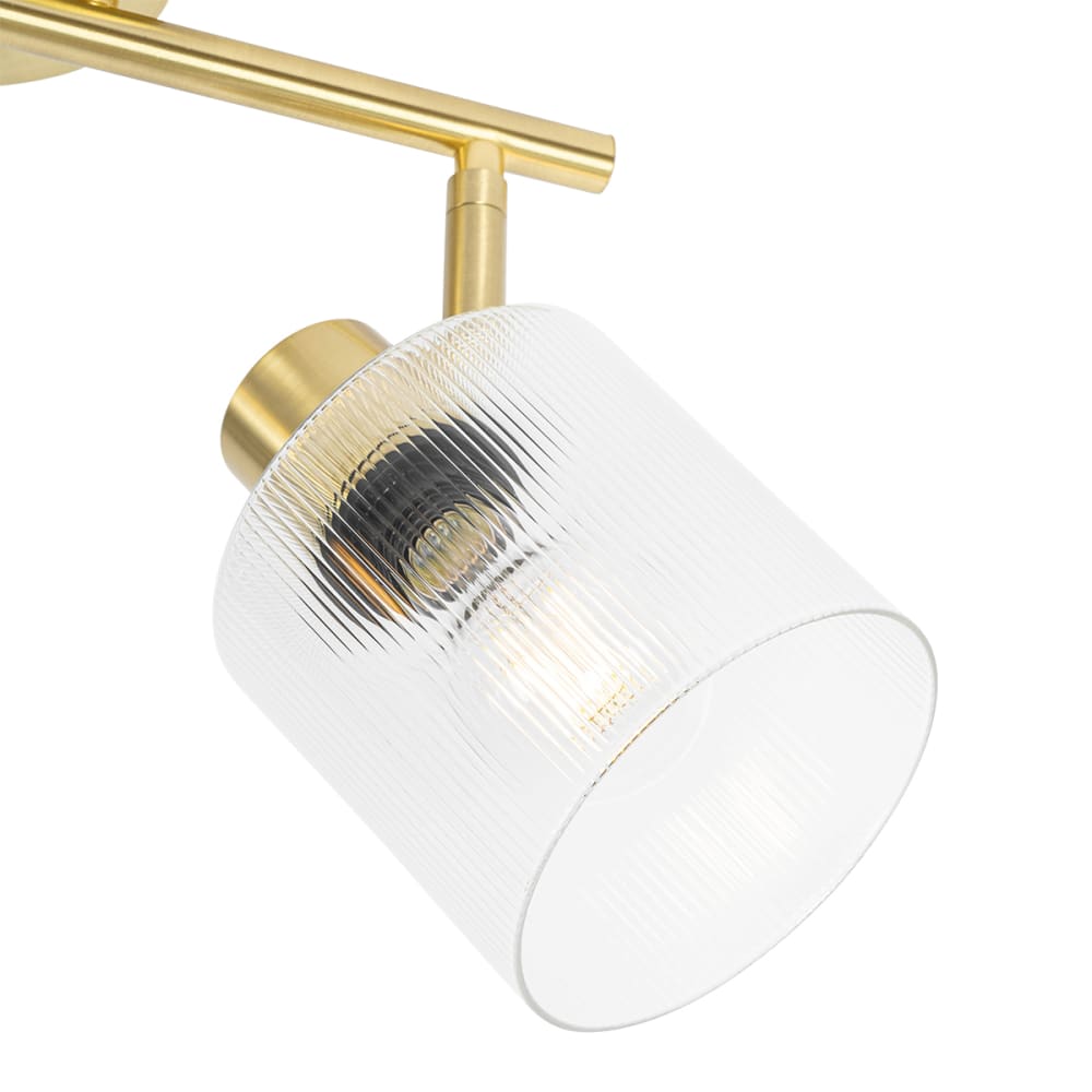 Spot plafond en verre doré — vue 3