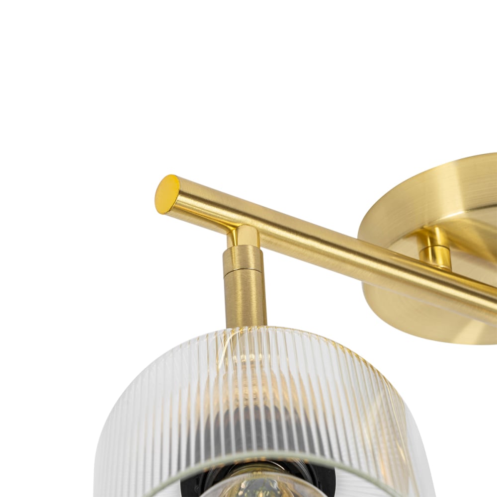 Spot plafond en verre doré — vue 4