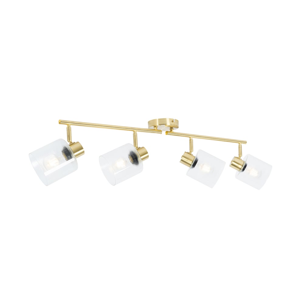 Spot plafond en verre doré — vue 4