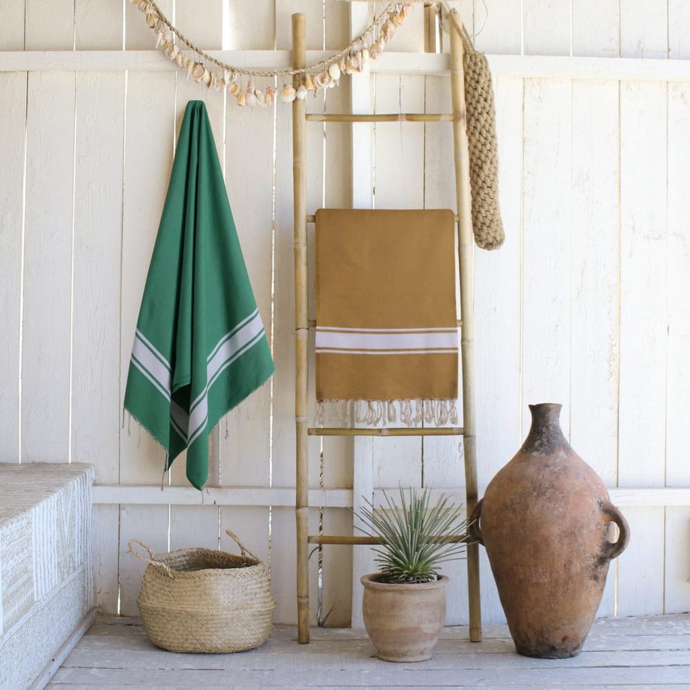 Fouta coton 100x200 vert brésil - Maisons du Monde