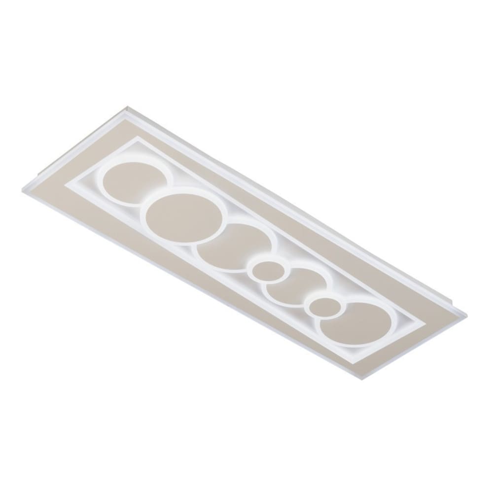 Plafonnier métal blanc 90cm