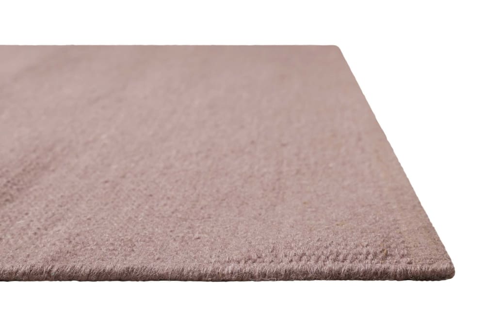 Tapis tissé main 100% laine vieux rose 80x150 — vue 4