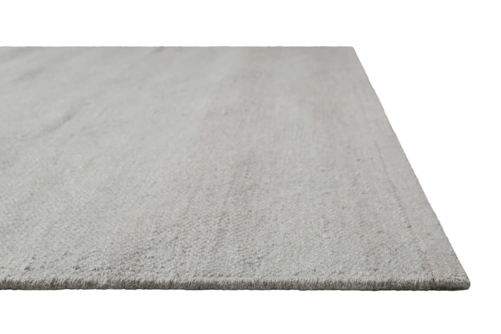 Tapis tissé main 100% laine gris 130x190 — vue 4