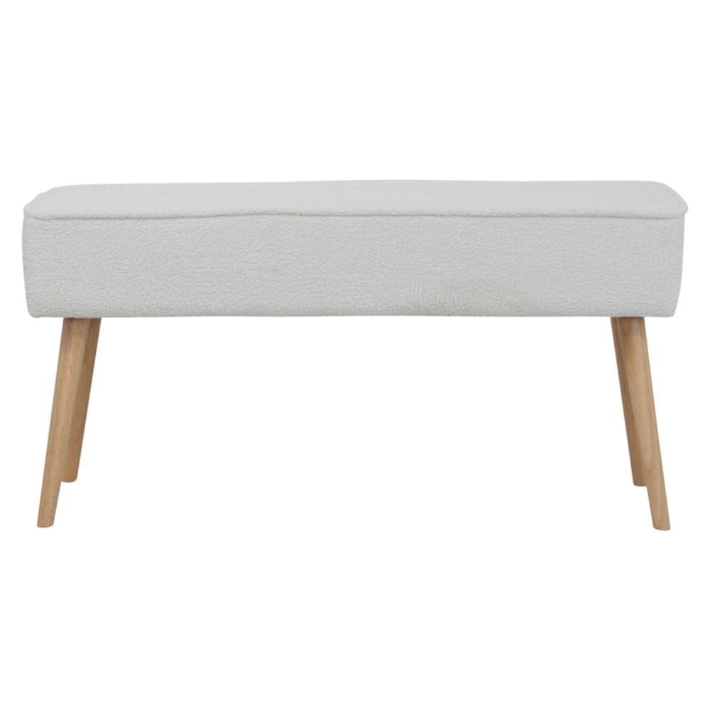 banc tissu effet laine