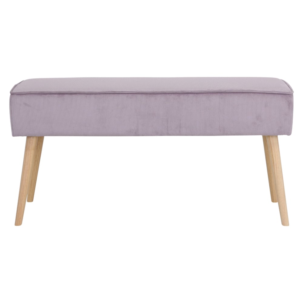 banc velours côtelé