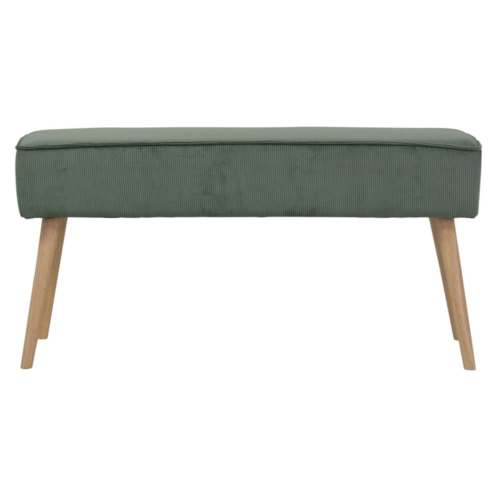 banc velours côtelé