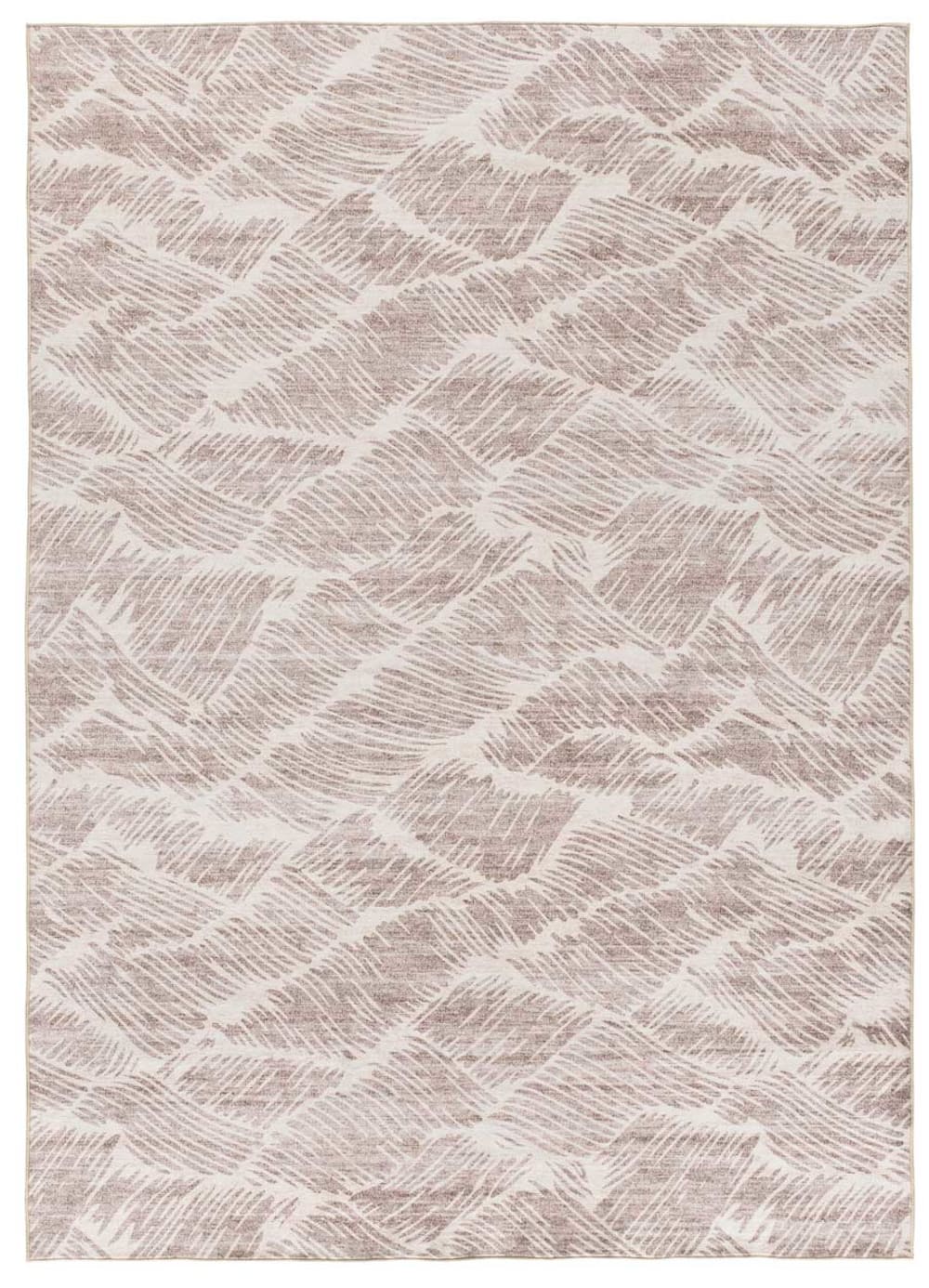 Minimalistischer Teppich in Beigetönen, 80x150 cm - Maisons Du