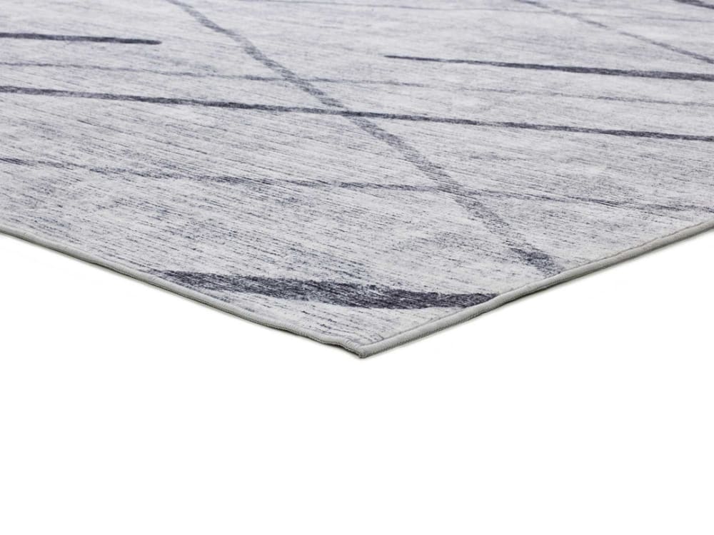 Tapis abstrait gris 200x290 cm — vue 4