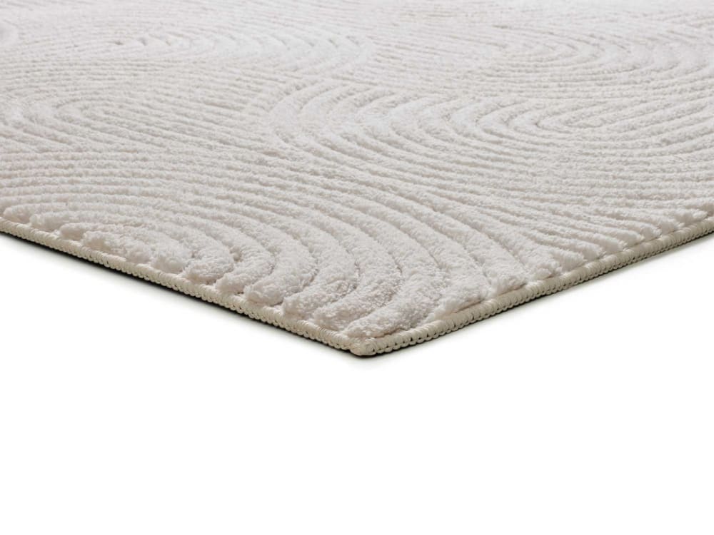 Tapis descente de lit lavable blanc antidérapant 60x110 cm — vue 4