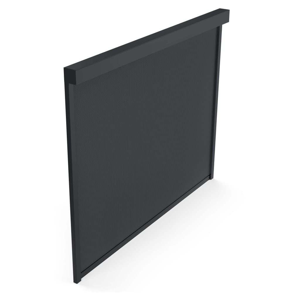 Oviala Store gris pour pergola bioclimatique corato et sapri (2,80 x 2,30 m) - Aluminium