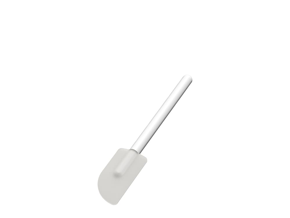 Spatule en silicone blanc