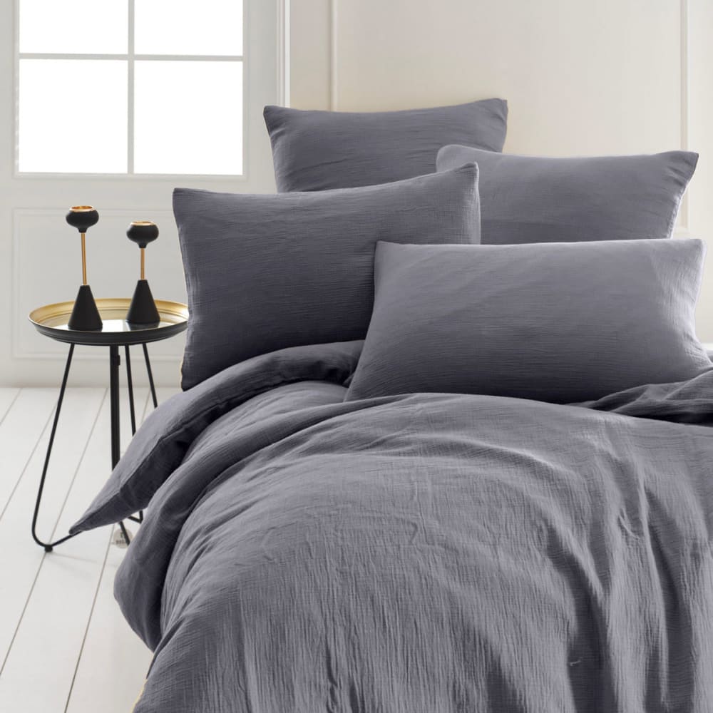 Hhousse de couette en - ardoise