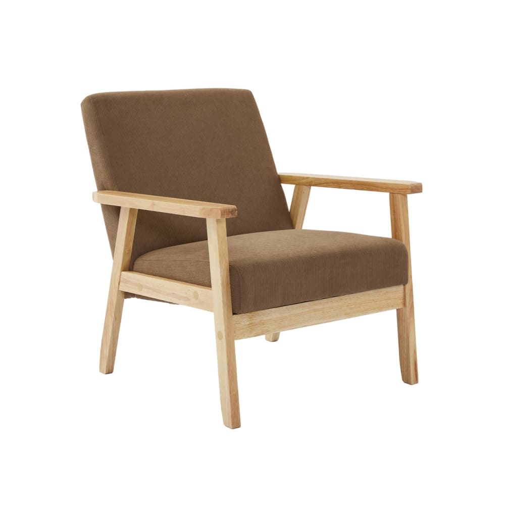 fauteuil scandinave velours