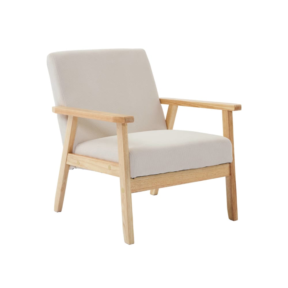 fauteuil scandinave velours