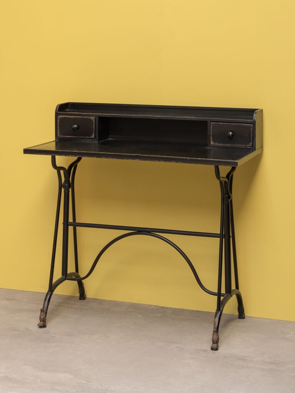 Bureau en métal noir - Maisons du Monde