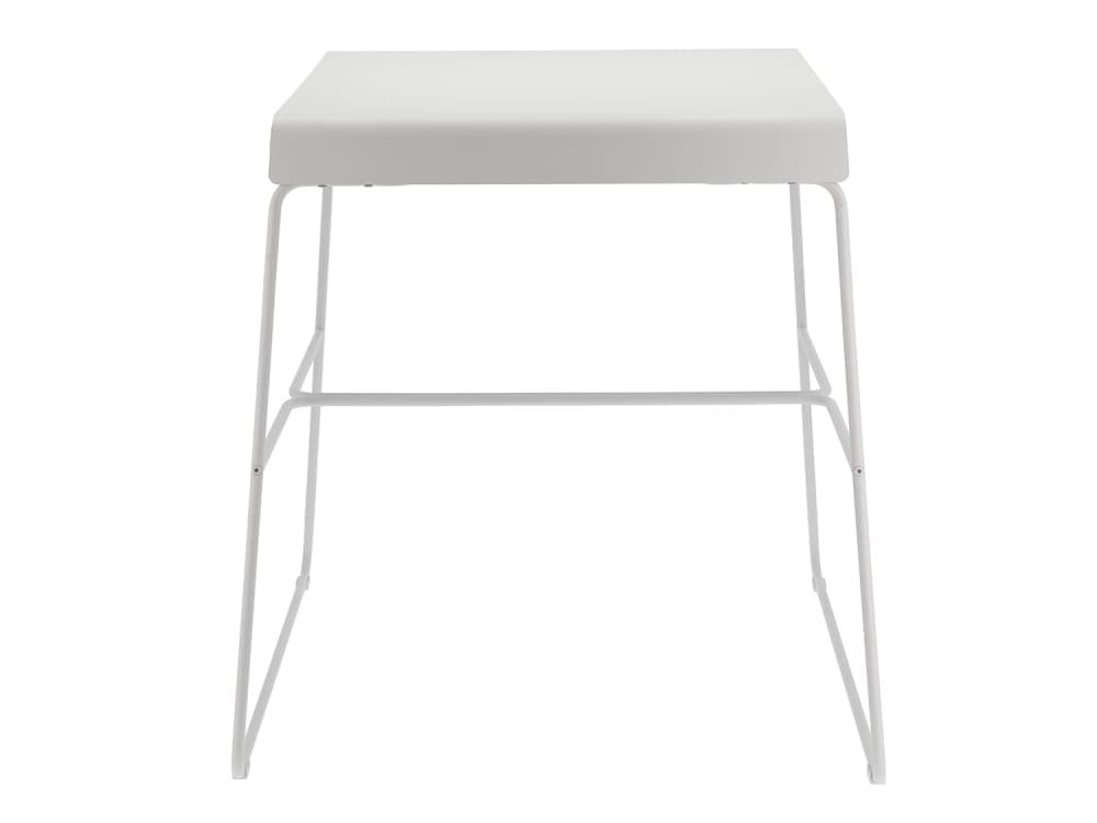 Table en acier laqué
