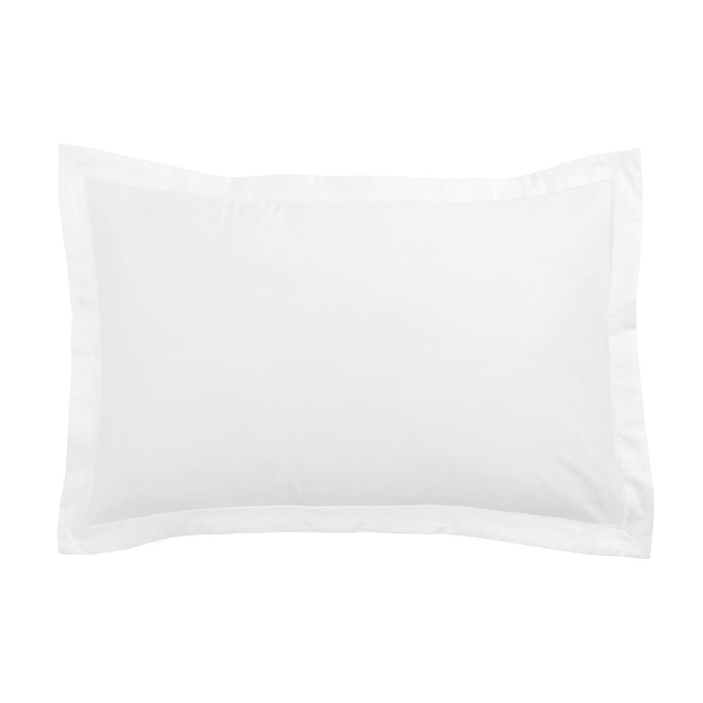Taie d'oreiller satin blanc 65x65 cm - Maisons du Monde