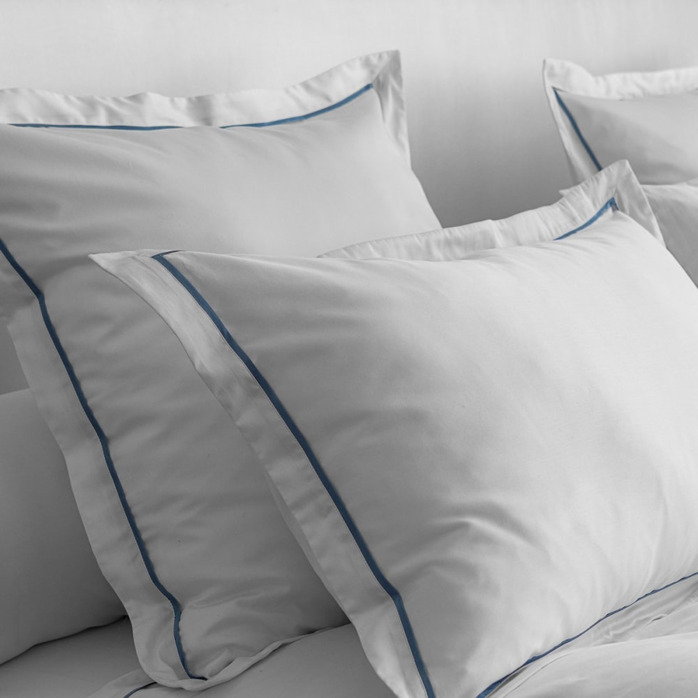 Taie d'oreiller coton blanc 50x75 cm - Maisons du Monde