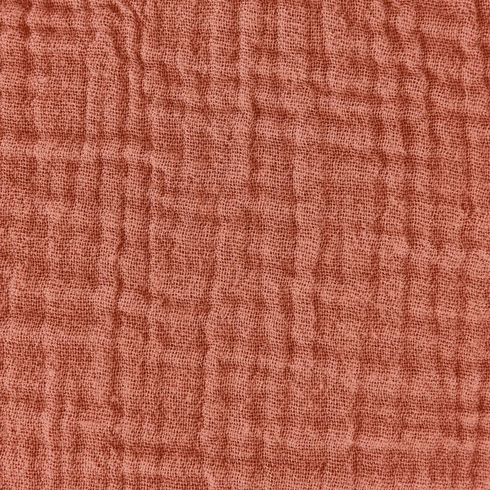 Housse de couette gaze de coton sienne 240x220 cm — vue 3